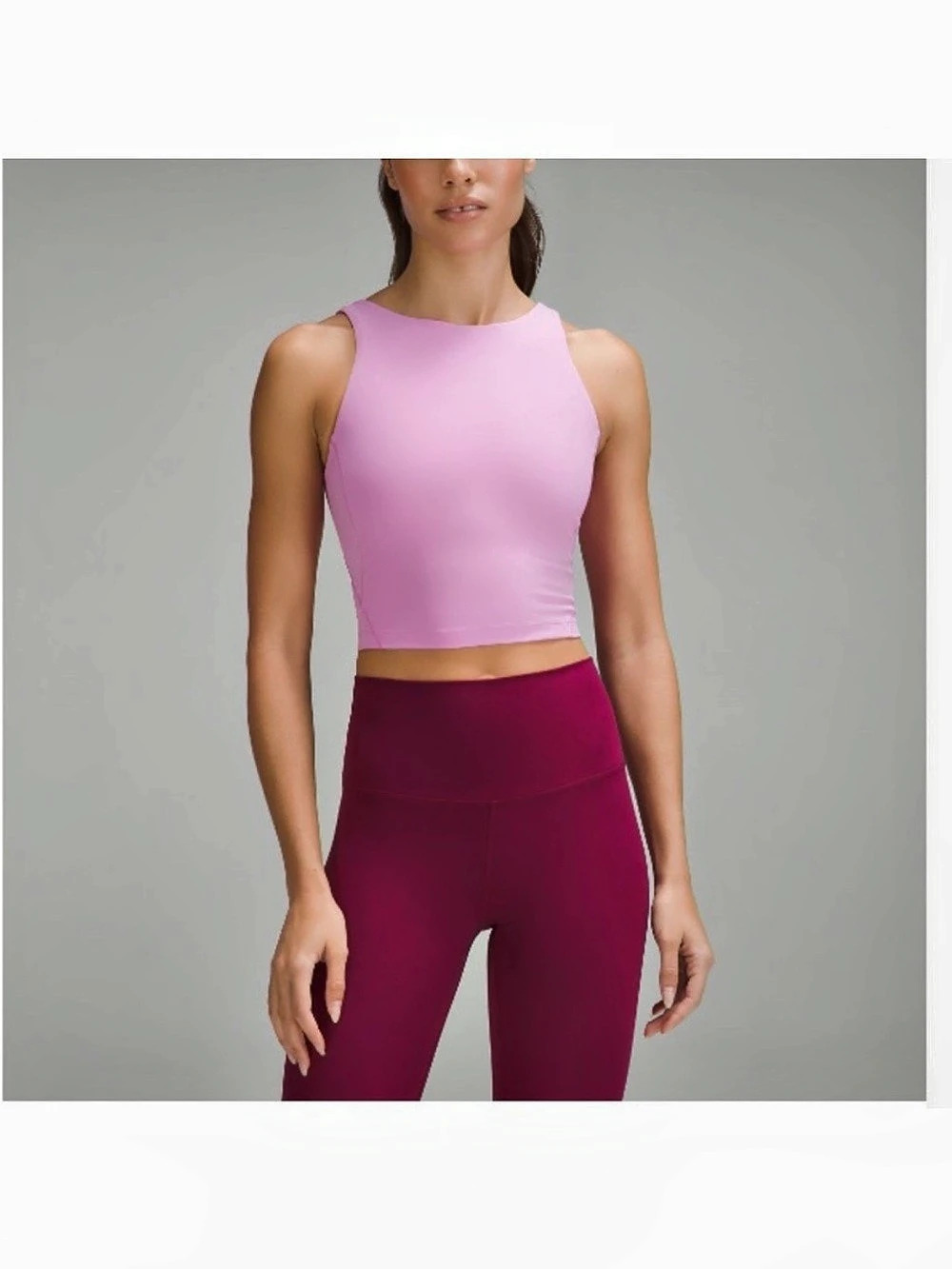 lululemon Align High-Neck Tank Top Pink Size 0